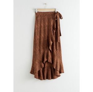 Leo Maxi Ruffle Wrap Skirt
